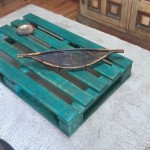 Mesa de pallet reciclado